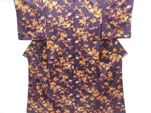 枝梅模様小紋着物